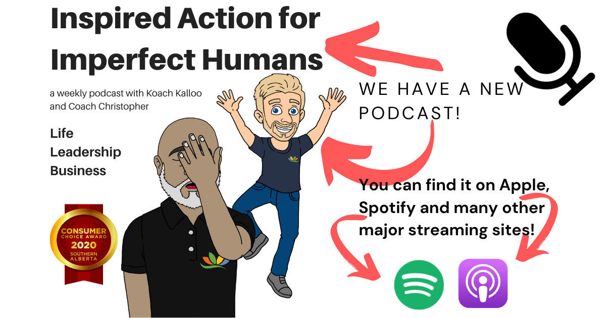 Image of "Inspired Action for Imperfect Humans" podcast