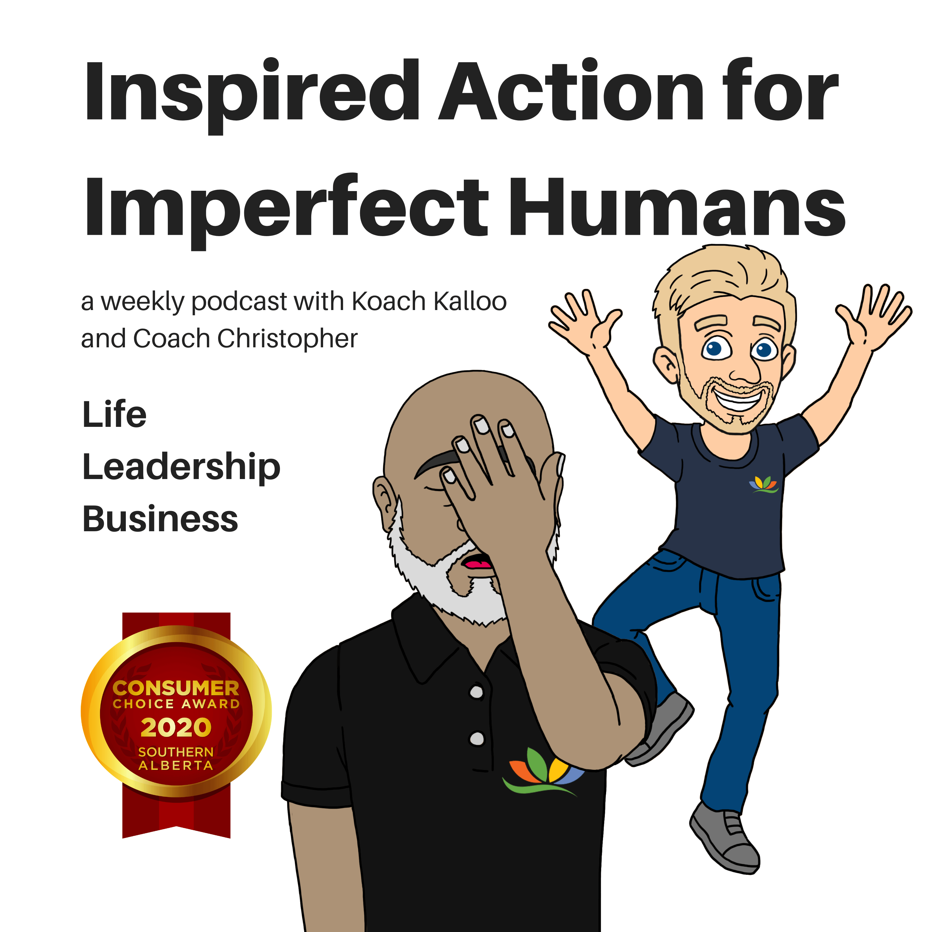 Image for the "Inspired Action for Imperfect Humans" Podcast