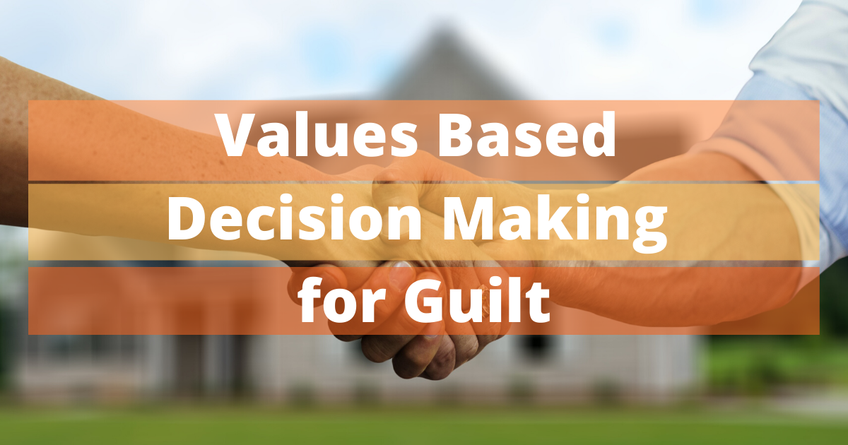 Values Based Decision Making for Guilt